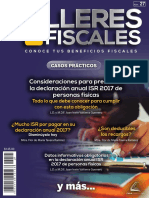 Talleres Fiscales N°-27, Consideraciones para Presentar Declaración Anual Pers. Fís. - 2017