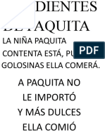 Letras Paquita