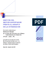 Gestión Del Sector Exportador