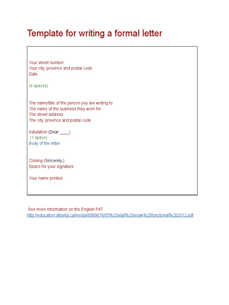 Letter To Editor Template | PDF