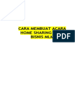 Cara Membuat Acara Home Sharing Pada Bisnis MLM