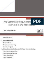 Pre Commissioning Procedures