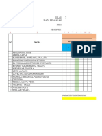 Daftar Nilai Kelas 7