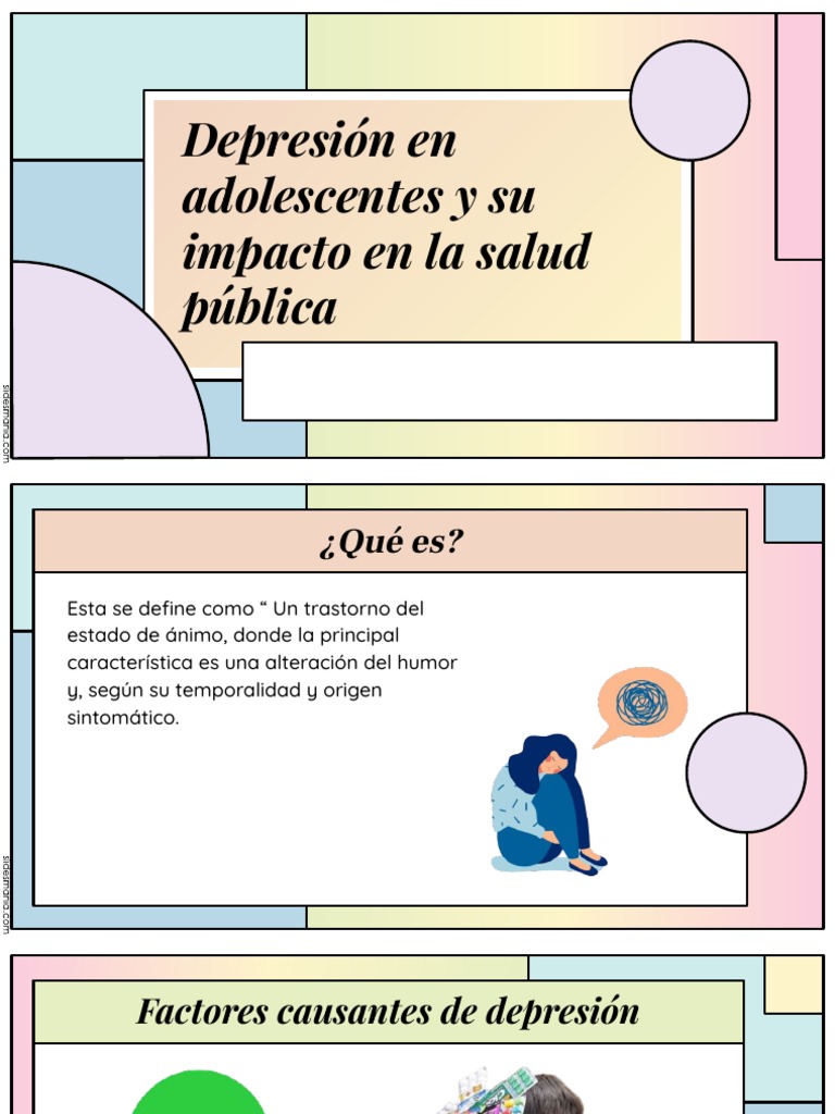 Impacto de la Depresión en Adolescentes | PDF | Relaciones personales ...