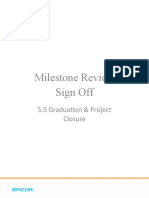 Signoff Template - 5 - 5 Graduation and Project Closure