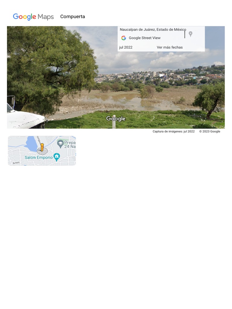 Compuerta - Google Maps | PDF