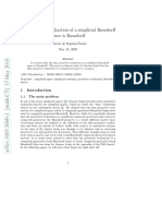 The Geometric Realization of A Simplicial Hausdorff Space Is Hausdorff