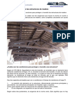 Proteccion Al Fuego Estructuras de Madera - Articulo