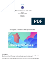 Paradigmas y Tendencias de La Gestión Escolar