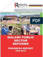 Malawi Public Sector Reforms Progress Report - 2020-2023