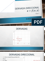 Clase 7 - Derivada Direccional