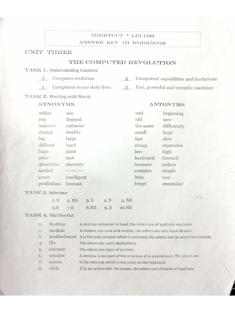 Workbook - Practice 3 | PDF