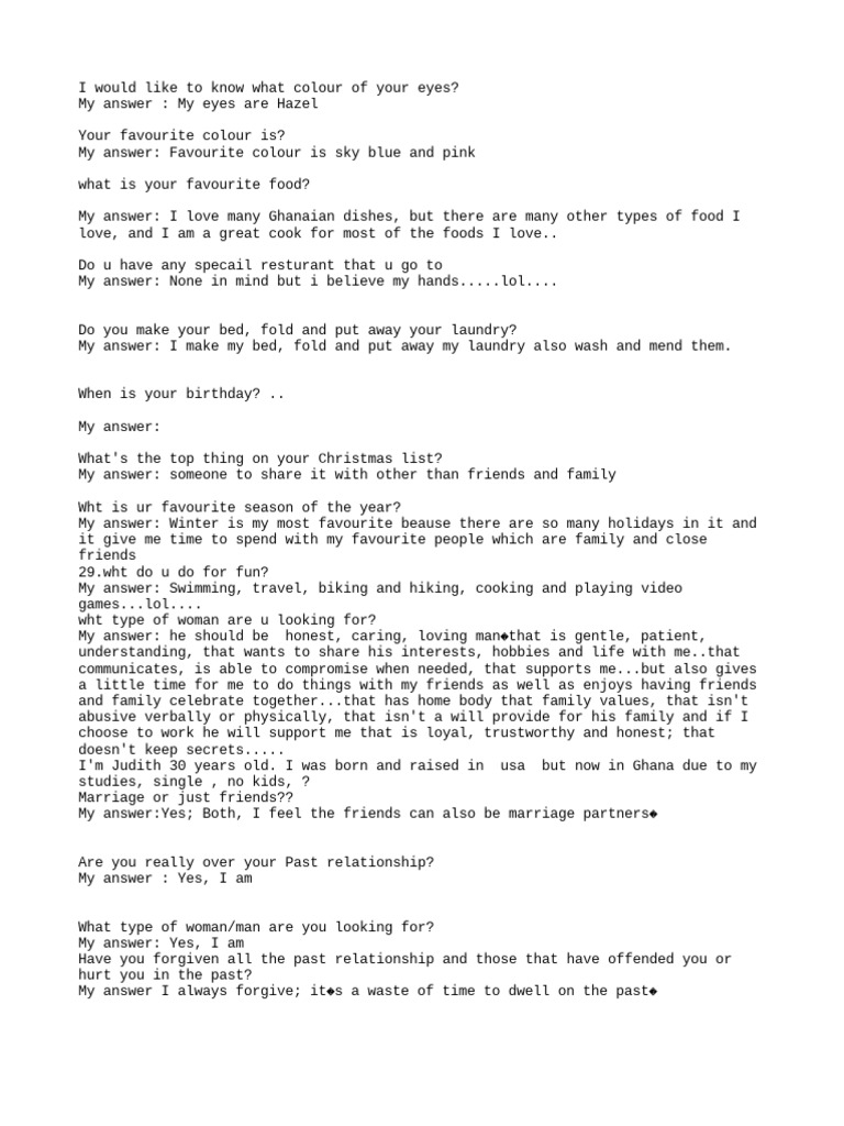 Question and Answers | PDF