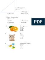 Soal Bahasa Inggris