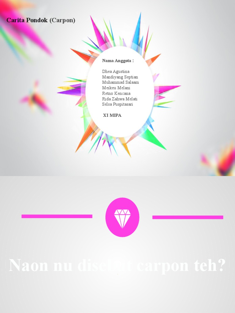 Carita Pondok (Carpon) Sunda | PDF