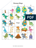 Dino Bingo Set of 4