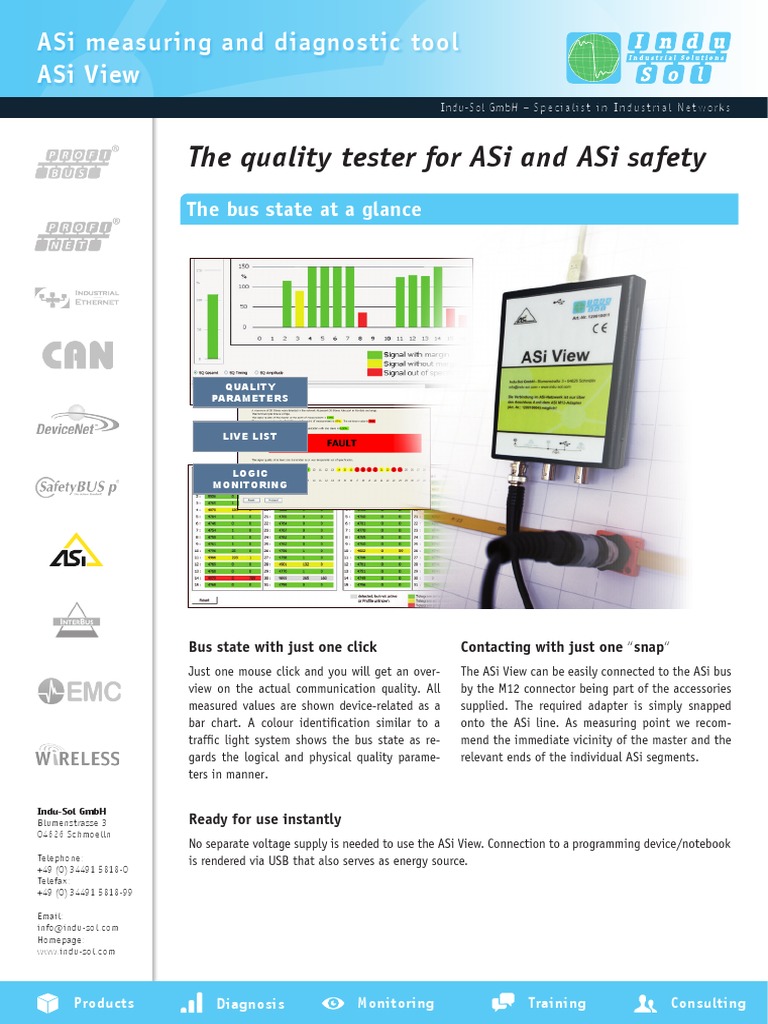 ASi View: Diagnostic Tool Overview | PDF | Electronics | Electrical ...
