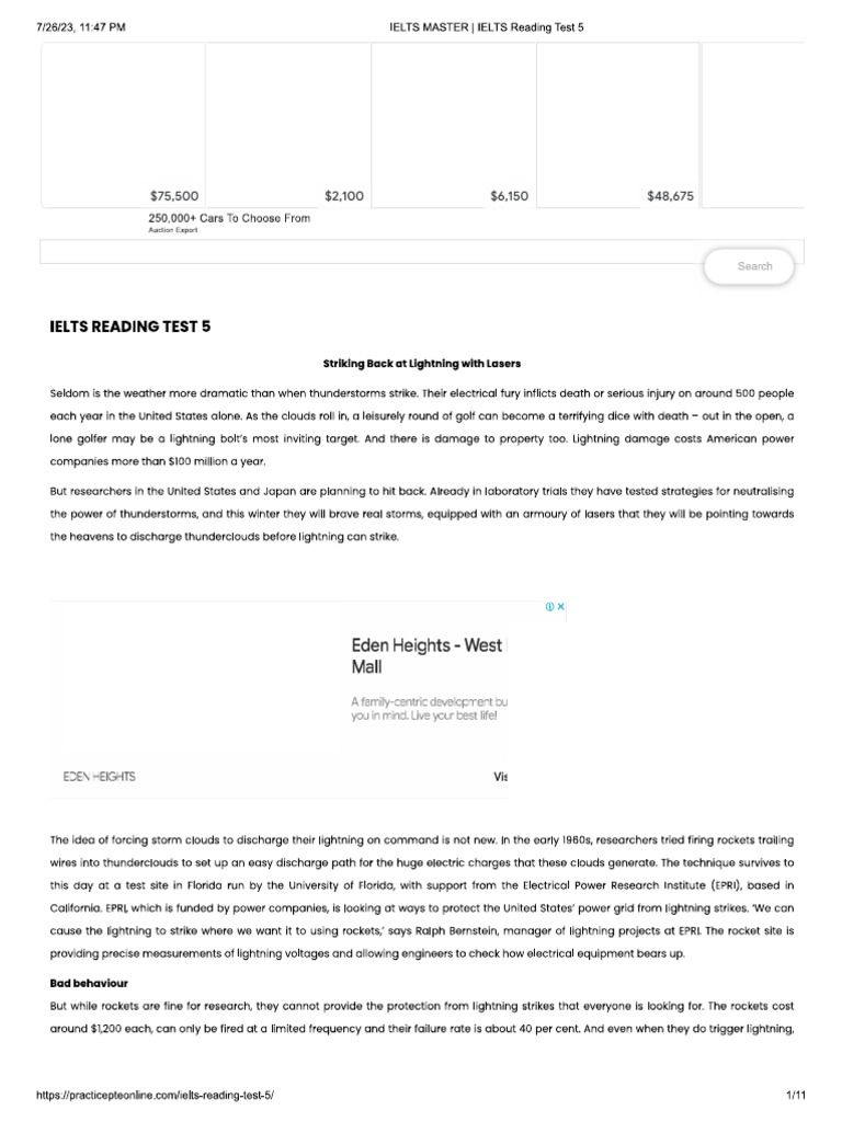 Striking back at lightening with lasers PDF