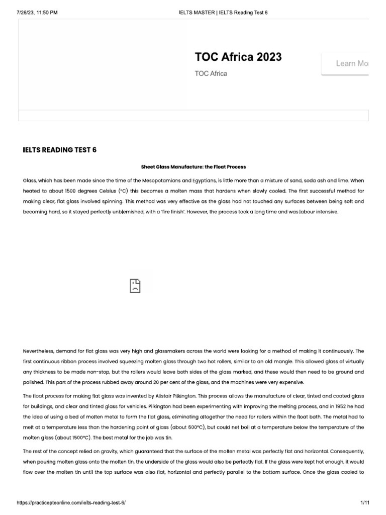 Sheet Glass Manufacture PDF