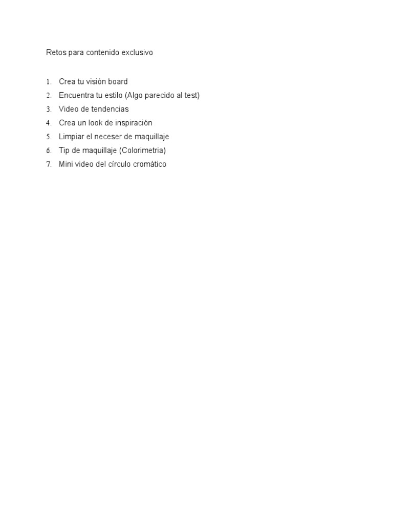 Retos | PDF