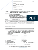 Informe #001 - Aprobacion de de Cronograma Programado Valorizado A La Fecha de Inicio de Obra, PCM