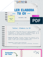 Taller de CV