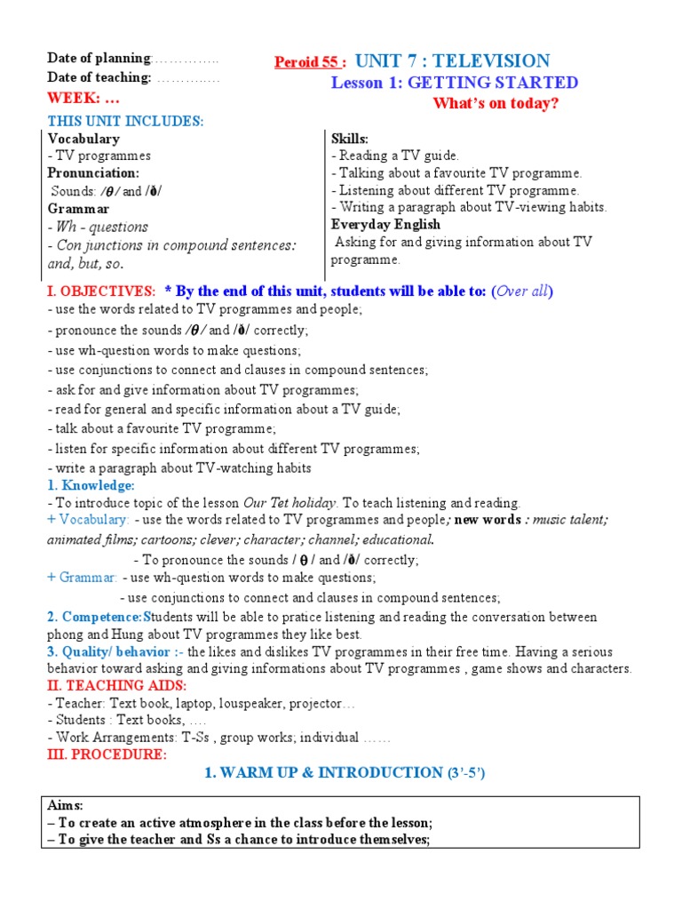 Unit 7 Lesson 1 Getting Started 2 | PDF