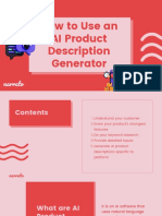 Using An AI Product Description Generator For Your ECommerce Website