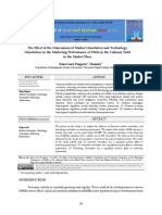 The Effect of the Dimensions of Market Orientation and Technology Orientation on the Marketing Performance of SMEs in the Culinary Field in the Market Place