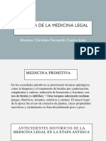 Historia de La Medicina Legal