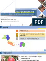 Pemanfaatan Data Proyeksi Penduduk