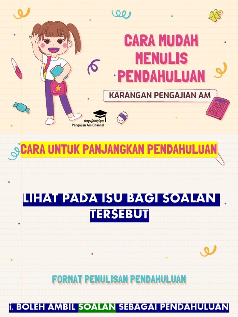 Cara Menulis Pendahuluan Pdf