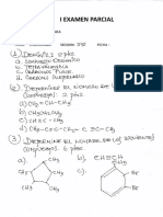 I Examen Parcial - Quimica Organica - 272