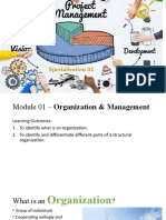 Module 01 - Organization & Management-1