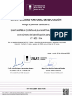 Certificado Curso ONU