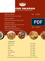 Menu Seblak Imahan