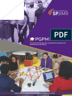 PGPM Final Program Brochure