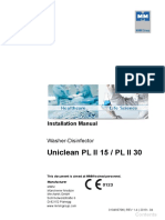 Uniclean PL II 15 Uniclean PL II 30 - Cs - Installation Manual en