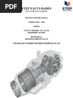 Download TRABALHO BOMBAS HIDRAULICAS by Alexandre Panda SN66275894 doc pdf