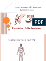 Presentation: Ashik Shamsudeen: Xternal Bleeding of Xtremities & Mergency Care