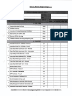 Form TC100 - Certificates & Survey Status