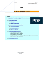 Tema 2. El Acto Administrativo (22-23)