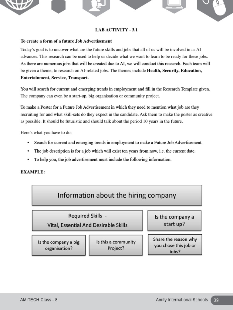 Class 8 ai poster pdf