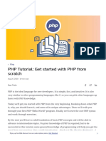 PHP Tutorial - Get Started With PHP From Scratch