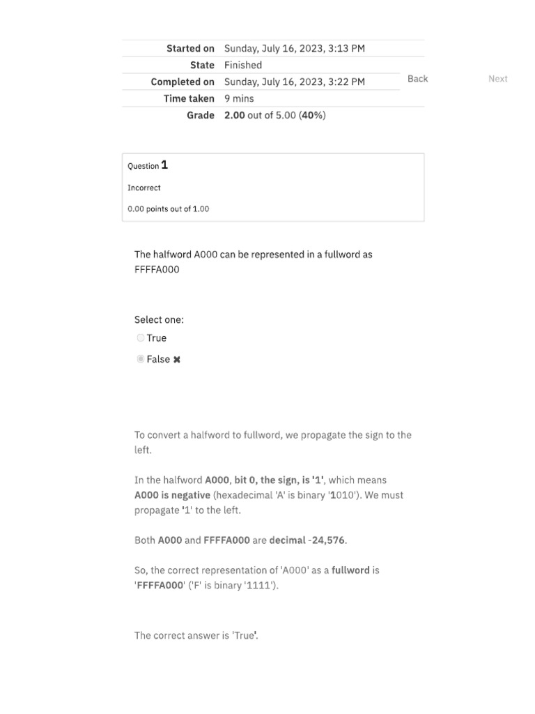 Quiz 5 assembler pdf