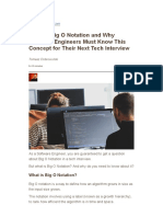 What Is Big O Notation and Why Software Engineers Must Know This Concept For Their Next Tech Interview by Tomasz Dobrowolski Medium
