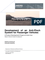 Development of An Anti-Pinch System For Passenger Vehicles