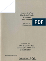 ArtePort Hardware Manual Sep1993