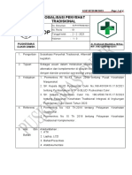 SOP SOSIALISASI PENYEHAT TRADISIONAL