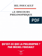 Le Discours Philosophique (Michel Foucault)